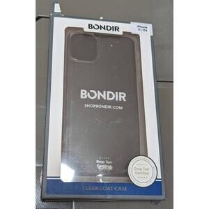 Bondir iPhone 11 XR Clear Coat Case Hard Plastic Drop Test Certified